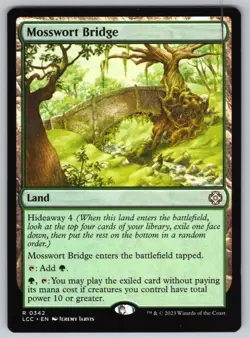 Mosswort Bridge R Commander: The Lost Caverns of Ixalan #342 NM Normal - Image 1