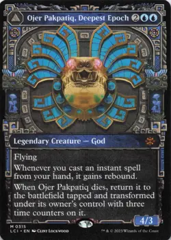 Ojer Pakpatiq, Deepest Epoch (Showcase) M The Lost Caverns of Ixalan # 315 NM No - Image 1