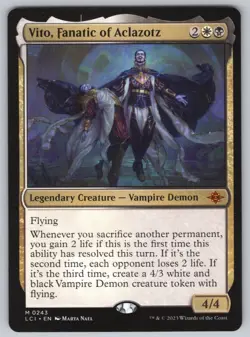 Vito, Fanatic of Aclazotz M The Lost Caverns of Ixalan #243 NM Normal - Image 1
