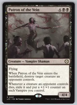Patron of the Vein R Commander: The Lost Caverns of Ixalan #207 NM Normal - Image 1