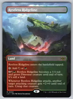 Restless Ridgeline (Borderless) R The Lost Caverns of Ixalan #350 NM Normal - Image 1