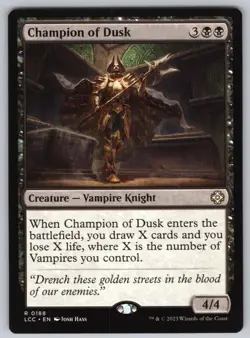 Champion of Dusk R Commander: The Lost Caverns of Ixalan #188 NM Normal - Image 1