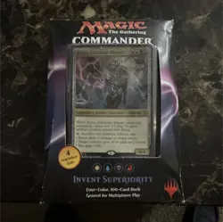 Magic: The Gathering Commander Invent Superiority Deck Breya Legendary Foils - Image 1