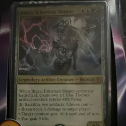 Magic: The Gathering Commander Invent Superiority Deck Breya Legendary Foils - Image 3