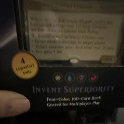 Magic: The Gathering Commander Invent Superiority Deck Breya Legendary Foils - Image 4