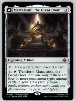 Matzalantli, the Great Door R The Lost Caverns of Ixalan # 256 NM Normal - Image 1
