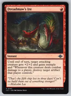 Dreadmaw's Ire U The Lost Caverns of Ixalan #147 NM Normal - Image 1