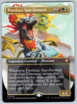 Pantlaza, Sun-Favored (Borderless) M Commander: The Lost Caverns of Ixalan # 20 - Image 1