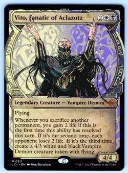 Vito, Fanatic of Aclazotz (Showcase) M The Lost Caverns of Ixalan # 311 NM Norma - Image 1