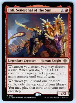 Inti, Seneschal of the Sun R The Lost Caverns of Ixalan # 156 NM Normal - Image 1