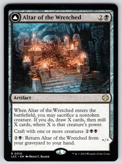 Altar of the Wretched R Commander: The Lost Caverns of Ixalan # 10 NM Normal - Image 1