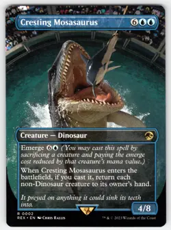 Cresting Mosasaurus (Borderless) R Universes Beyond: Jurassic World Collection # - Image 1