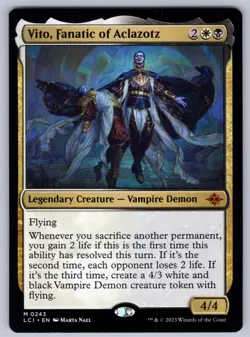 Vito, Fanatic of Aclazotz M The Lost Caverns of Ixalan # 243 NM Normal - Image 1