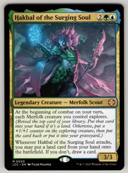 Hakbal of the Surging Soul M Commander: The Lost Caverns of Ixalan # 3 NM Normal - Image 1
