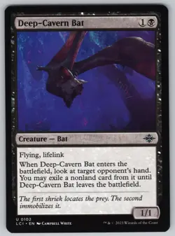 Deep-Cavern Bat U The Lost Caverns of Ixalan #102 NM Normal - Image 1
