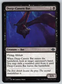Deep-Cavern Bat U The Lost Caverns of Ixalan #102 NM Normal - Image 1