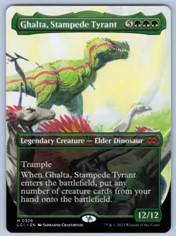 Ghalta, Stampede Tyrant (Borderless) M The Lost Caverns of Ixalan # 326 NM Norma - Image 1
