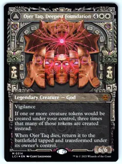 Ojer Taq, Deepest Foundation (Showcase) M The Lost Caverns of Ixalan # 314 NM Fo - Image 1