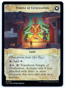 Ojer Taq, Deepest Foundation (Showcase) M The Lost Caverns of Ixalan # 314 NM Fo - Image 2