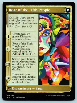 Huatli, Poet of Unity (Borderless) M The Lost Caverns of Ixalan # 339 NM Normal - Image 2