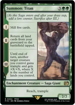 Summon: Titan - 0204 - Final Fantasy - MTG - NM/M - Image 1