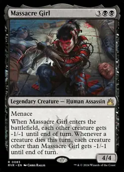 Massacre Girl - Ravnica Remastered #0083 MTG Magic The Gathering - Image 1