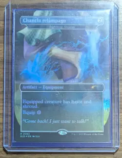 MTG Chancla relampago - Lightning Greaves - Rainbow Foil English SL Drop NM - Image 2