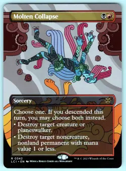 Molten Collapse (Borderless) R The Lost Caverns of Ixalan # 342 NM Normal - Image 1