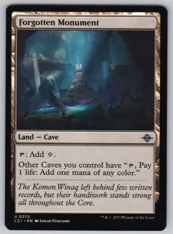 Forgotten Monument U The Lost Caverns of Ixalan #272 NM Normal - Image 1