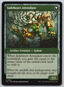 Jade Seedstones U The Lost Caverns of Ixalan #195 NM Normal - Image 2