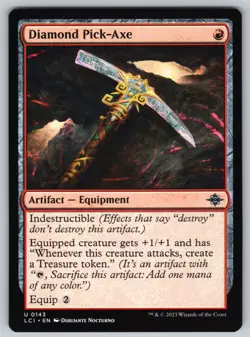 Diamond Pick-Axe U The Lost Caverns of Ixalan #143 NM Normal - Image 1
