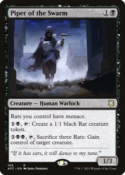 Piper of the Swarm (106/359) Adventures in the Forgotten Realms Commander LP - Image 1