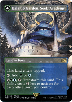 Balamb Garden, SeeD (Borderless) - 0354 - Final Fantasy - MTG - NM/M - Image 1