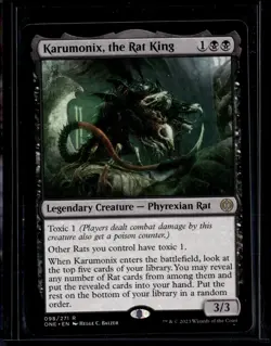 Karumonix, The Rat King - 98 - ONE - NM - MTG Magic the Gathering - Image 1