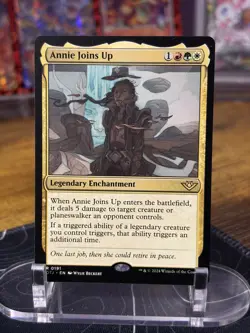 MTG Annie Joins Up 191 Rare | Near Mint | OTJ Outlaws of Thunder Junction Magic - Image 1