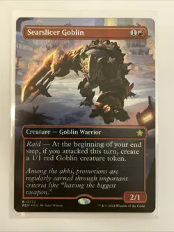 Searslicer Goblin (Borderless) Foundations Foil - Image 1