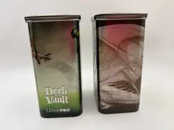 ULTRA PRO Nesting Deck Vault Metal Box lot of two Tommy Castillo & Ciruelo - Image 2