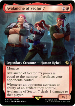 Avalanche of Sector 7 (Extended Art) - 0150 - Final Fantasy - MTG - Image 1