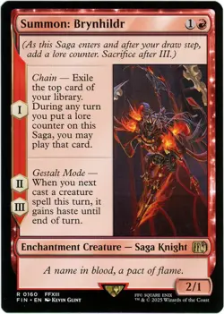 Summon: Brynhildr - 0160 - Final Fantasy - MTG - NM/M - Image 1