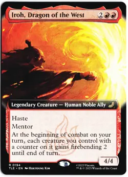 Iroh, Dragon of the West (Extended Art) R Avatar 194 NM - Image 1