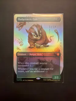 Badgermole Cub (Borderless) Avatar: The Last Airbender Foil - Image 1