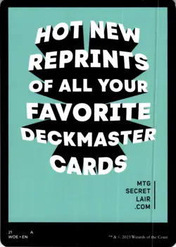 MTG Rat Token Wilds of Eldraine NM T Magic - Image 2