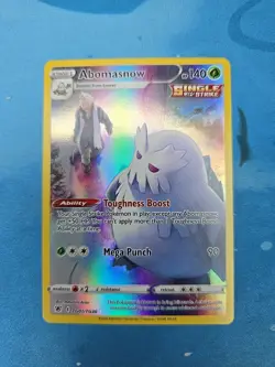 Pokemon TCG Abomasnow Holo Rare Card Sword & Shield, Astral Radiance, TG01/TG30 - Image 1