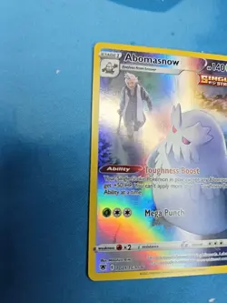 Pokemon TCG Abomasnow Holo Rare Card Sword & Shield, Astral Radiance, TG01/TG30 - Image 2