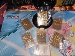 Pokemon 23K gold plated trading cards 1999 Burger King promotion full set - Image 5