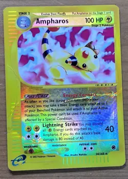 Pokemon TCG Expedition Base Set Lot - Ampharos Reverse Holo - Image 2