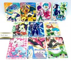 MARUMIYA Pokemon Sticker COMPLETE Limited time Edition Holo 10 Set Seal Japanese - Image 1