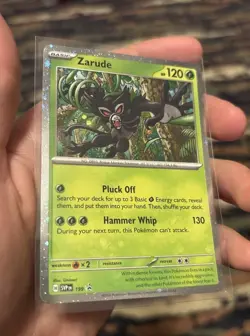 Zarude SVP199 Black Star Cosmos Holo Promo Destined Rivals Pokemon TCG NM - Image 1