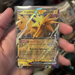 Pokemon Zapdos ex 049 Scarlet Violet Black Star Promo - Image 1
