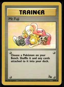 Pokemon TCG | Fossil | Mr. Fuji | 58/62 | LP - Image 1